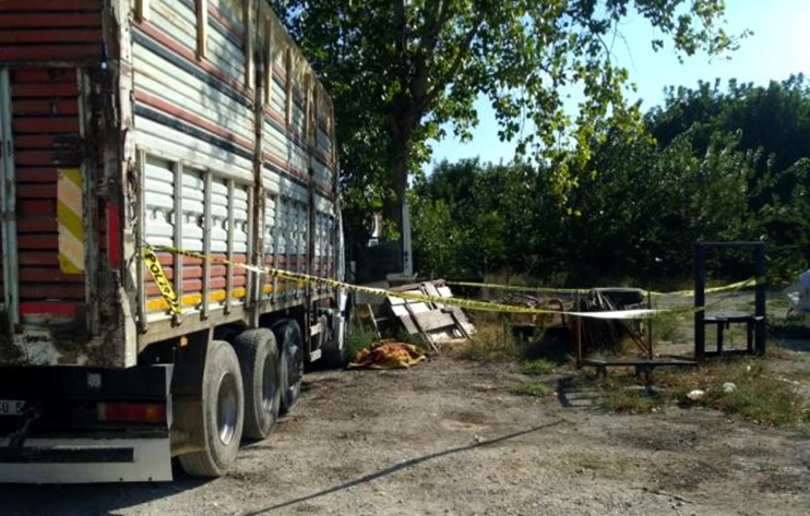 Manyas’ta ikamet eden kamyon