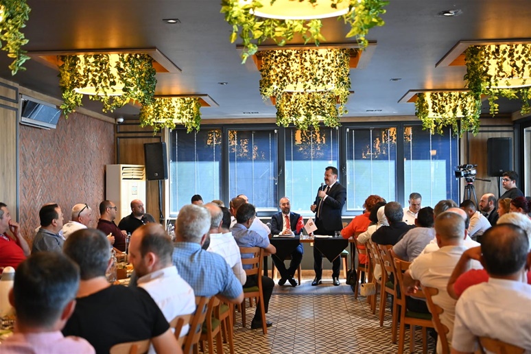 Bandırma’da muhtarlarla bir araya