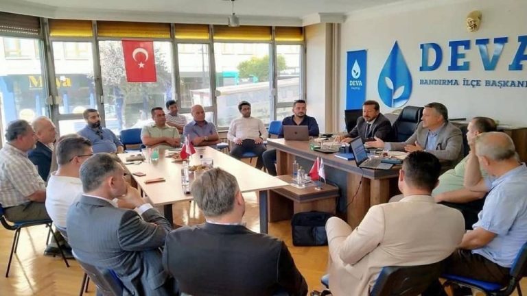 DEVA Partisi’nin Bandırma’da yapılan