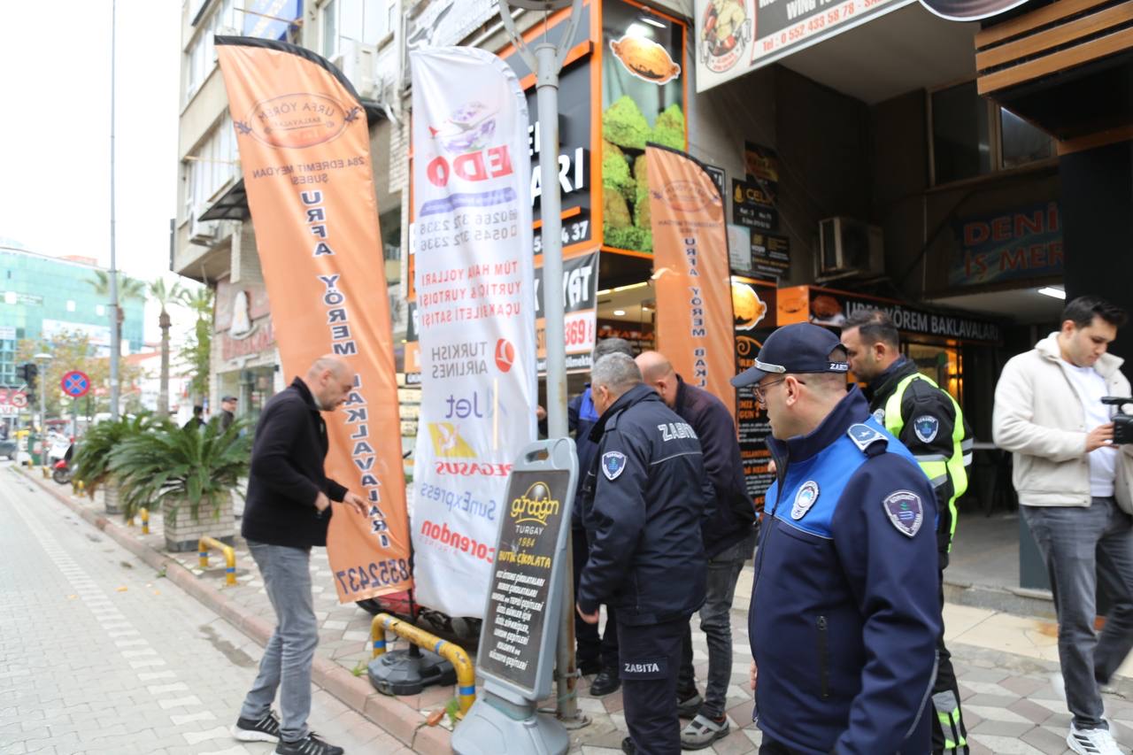 kaldırım işgalleri sona eriyor