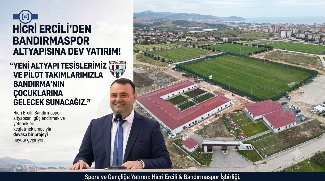 Bandırma’nın spor geleceğini şekillendirecek, genç