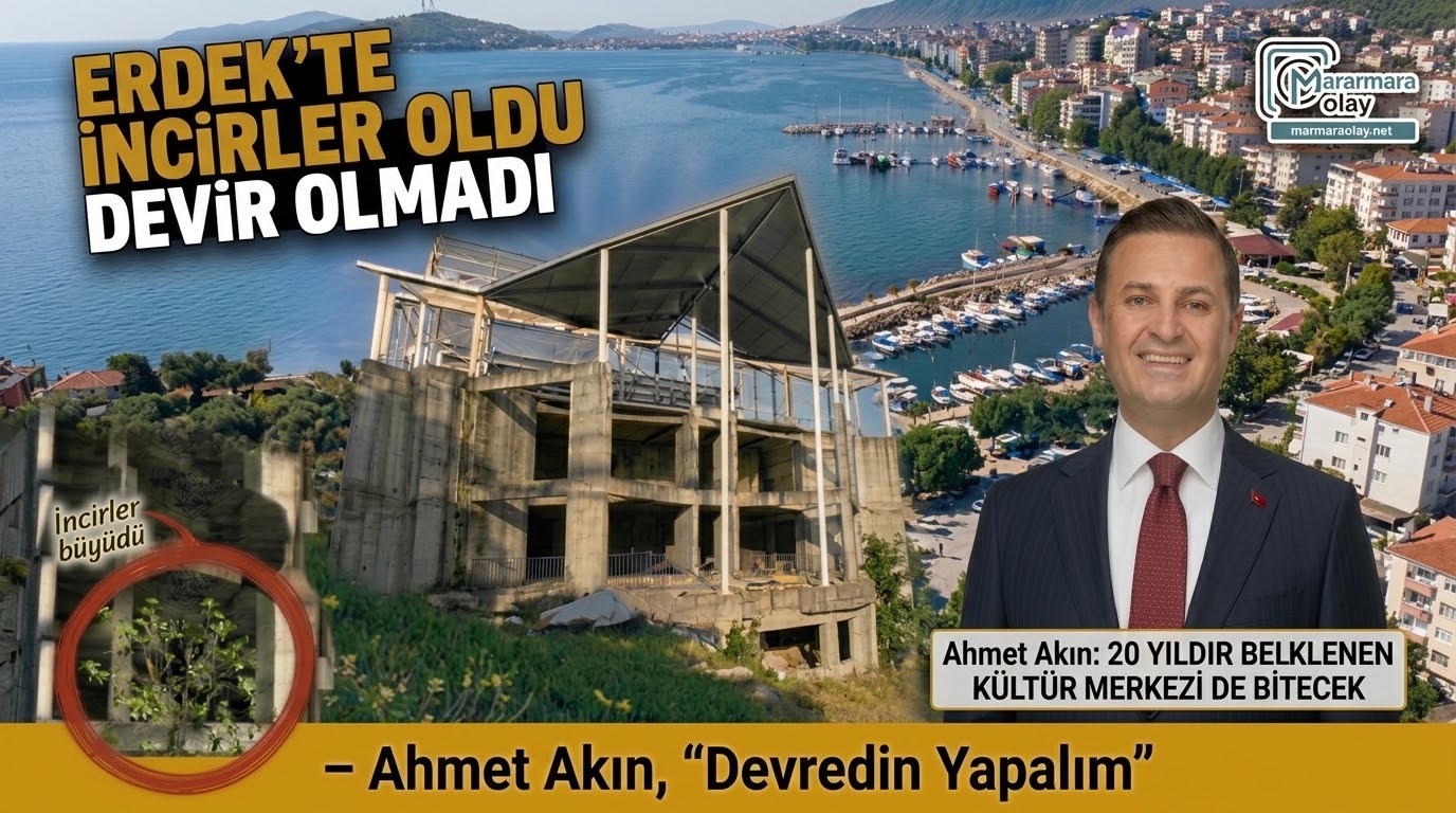 Erdek’in çeyrek asırdır yılan hikayesine dönen Kültür Merkezi, son günlerde