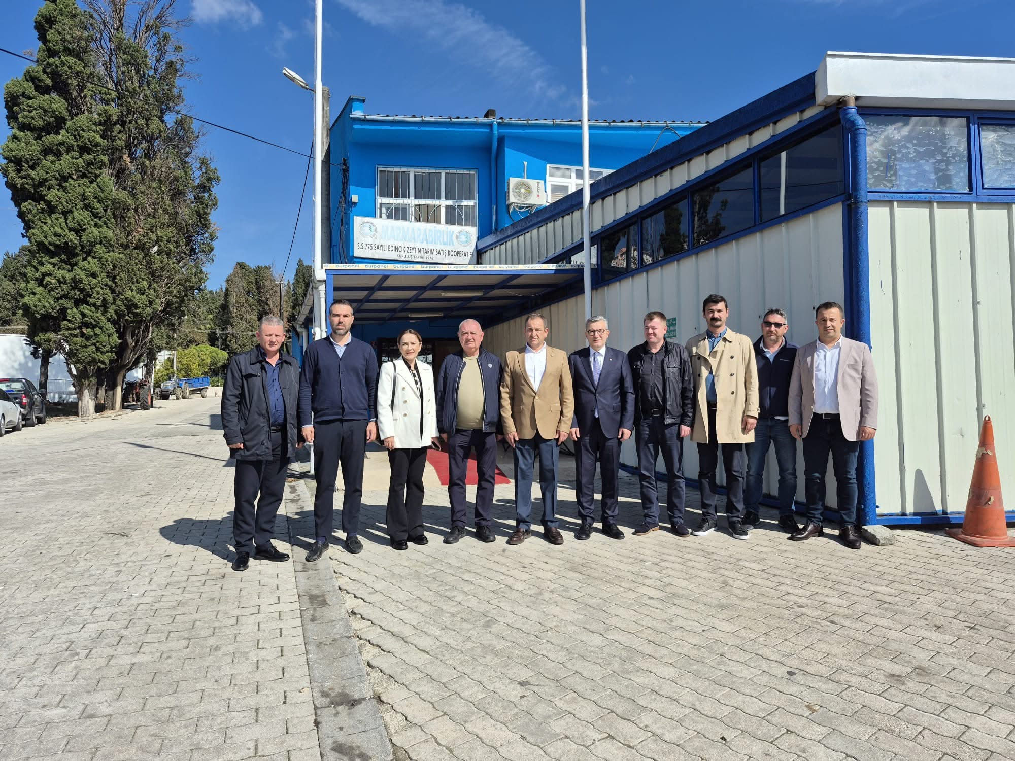Bandırma Ticaret Odası Başkanı Bahadır Çolak ve önceki dönem Bandırma
