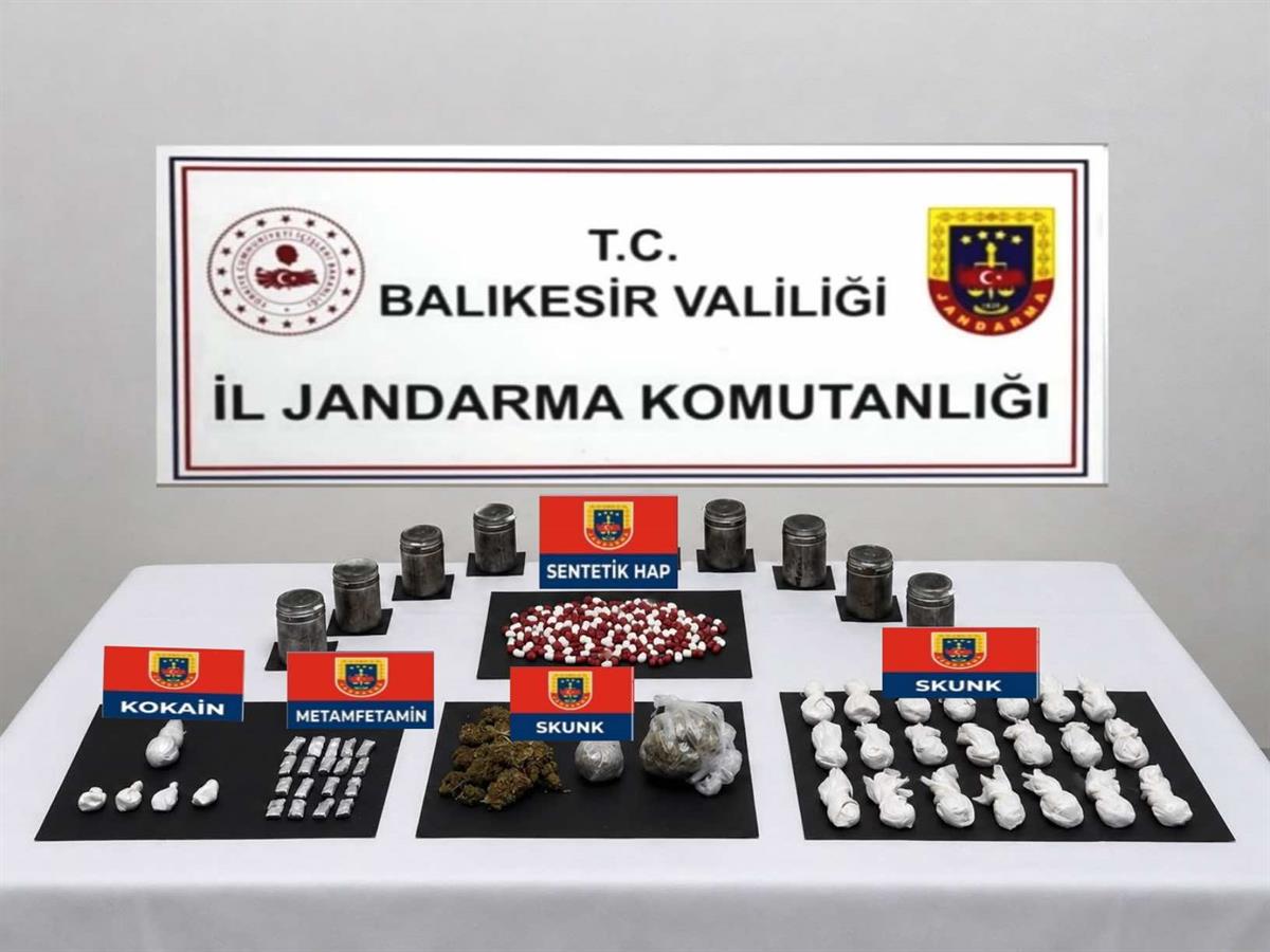 Balıkesir İl Jandarma Komutanlığınca, 12-18 Ekim 2026 tarihleri arasında narkotik